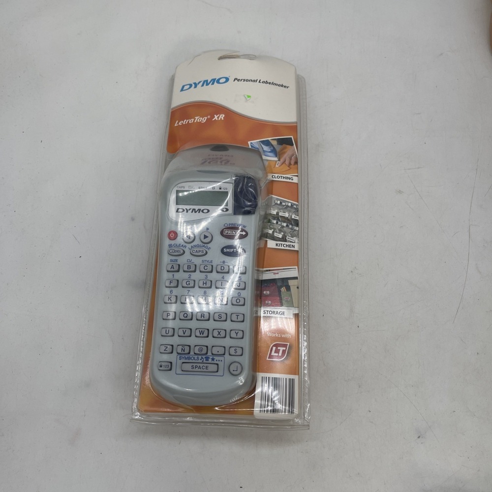 Dymo LetraTag XR Handheld Label Maker New Sealed Gray